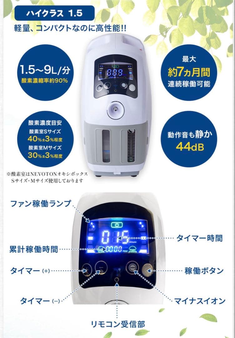 なっちん⭐断捨離開始！専用 ペット用 酸素室セット M酸素濃縮器・酸素測定器３点