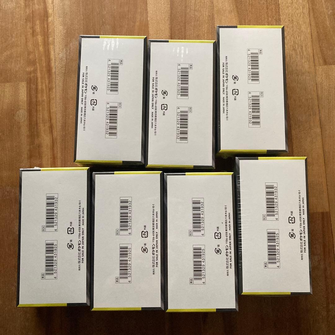 ポケモンカードゲーム MEGA ハイクラスパック　ドリーム ex　7箱　　　　k