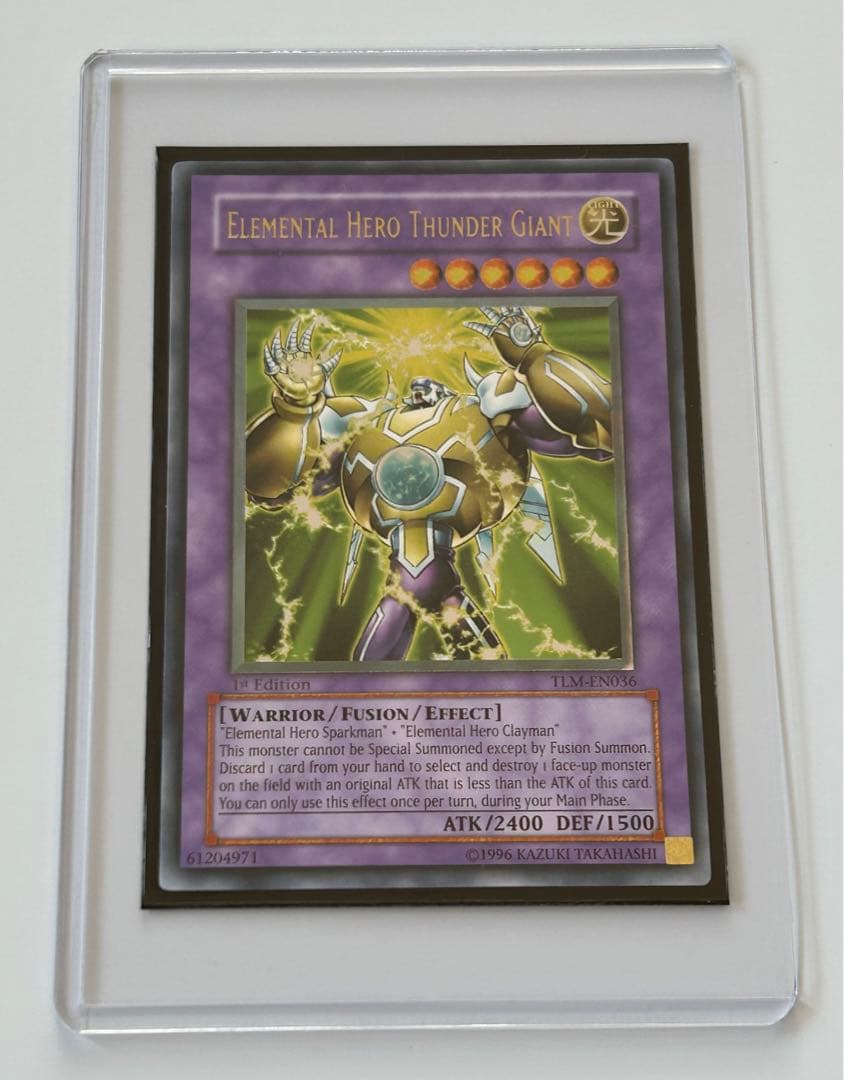 遊戯王 英語版 E・HERO サンダー・ジャイアント TLM-EN036 1st