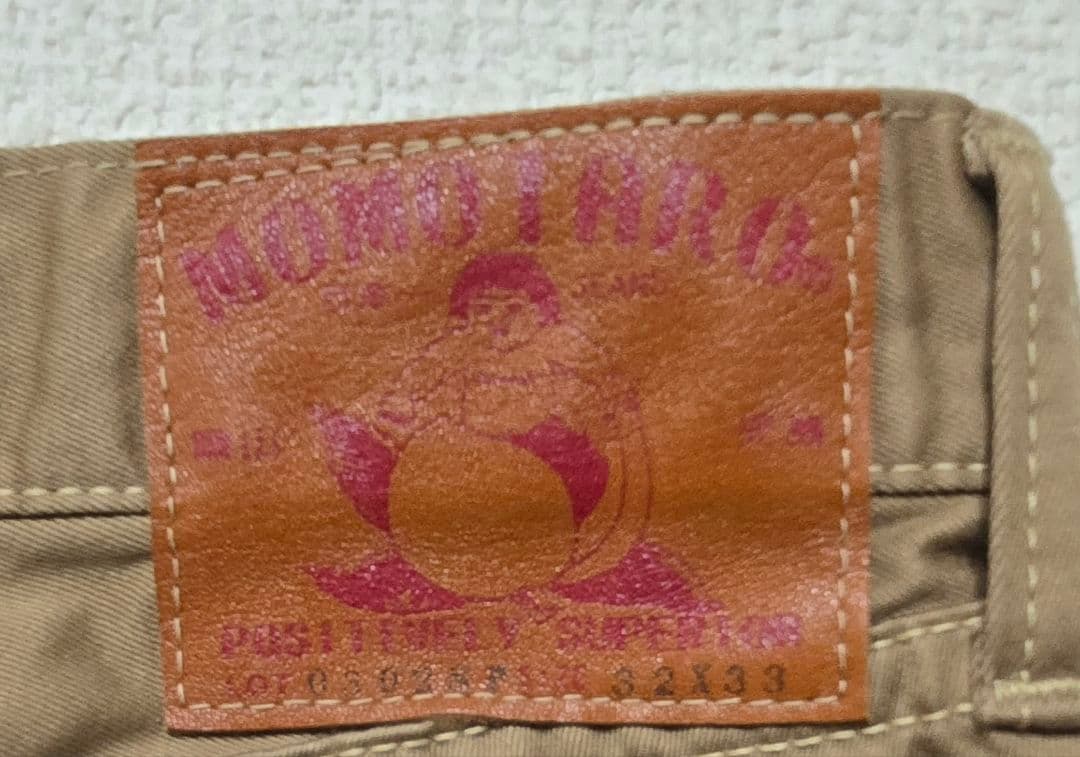 桃太郎ジーンズ 0302SP 出陣ライン モモタロウ 日本製 チノ W32