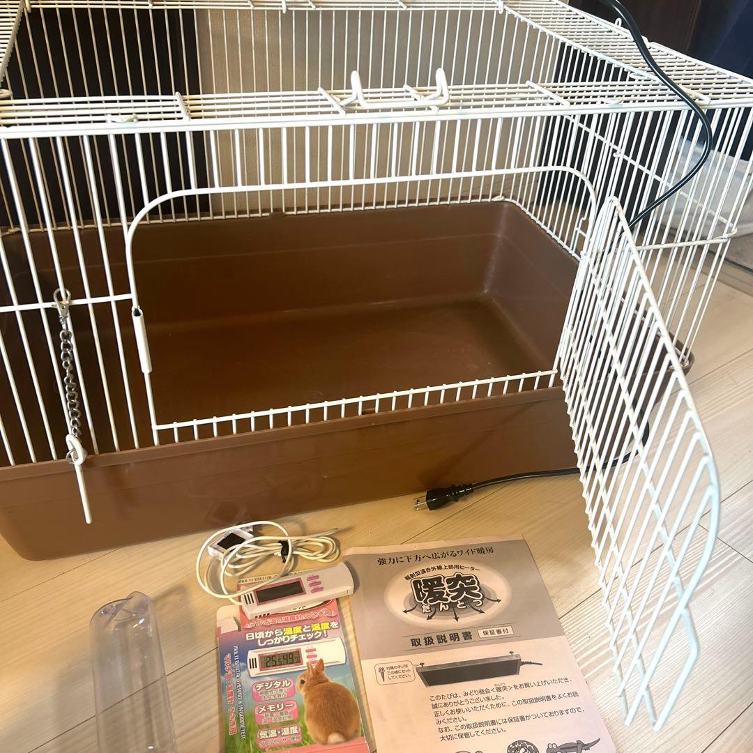 小動物 ゲージ ヒーター 回し車 飼育セット ハリネズミ 【大阪 手渡し可能】