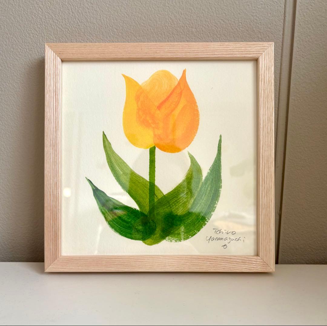 【新品】IDEE 山口一郎 neo flower 20角 チューリップ黄