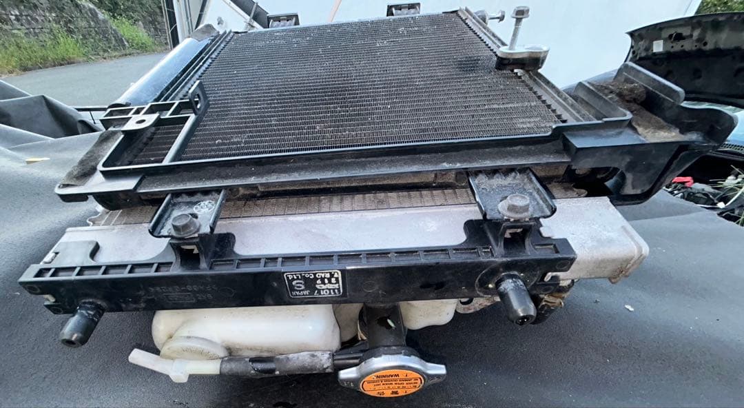 ダイハツ　ソニカRS L405S ラジエーター　エバポレーター　サブタンクセット