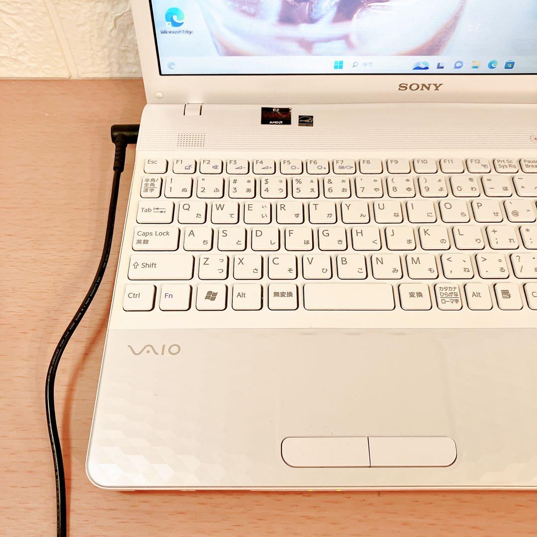 Windows11✨SSDで快適☘️大人気VAIOカメラ付すぐ使えるノートパソコン