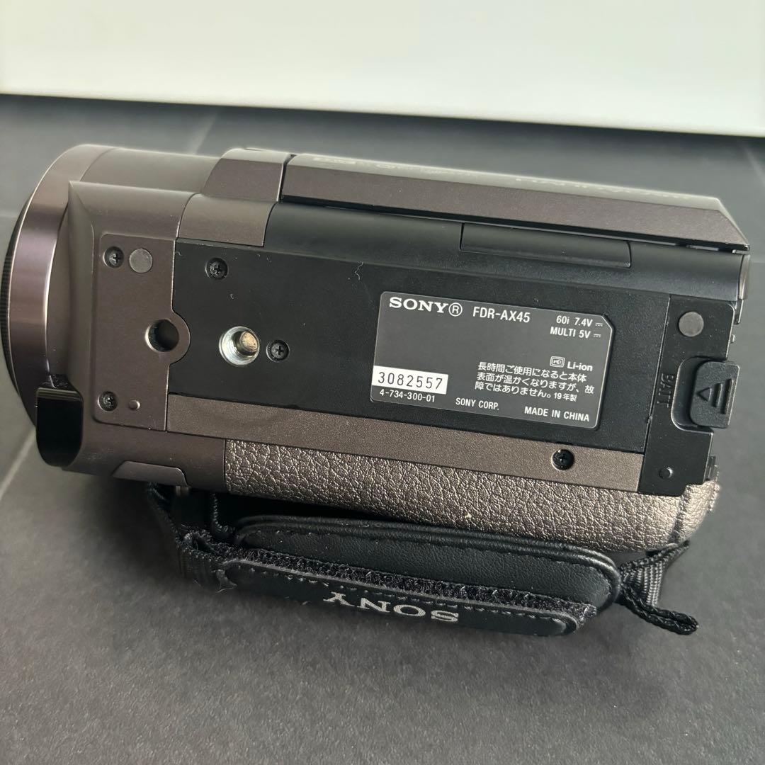 SONY 4KFDR-AX45 ハンディカム　本体バッテリー付き