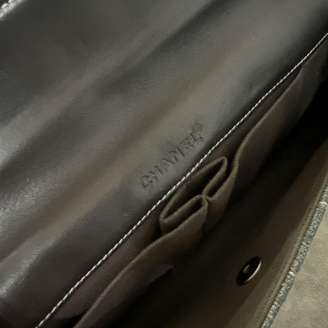 【正規品・レアモデル】 CHANELデニム チェーンショルダーバッグ