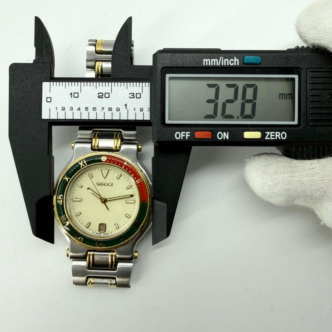 【稼働/廃盤モデル】グッチ 腕時計 9700M クラシックダイバー コンビ 赤緑