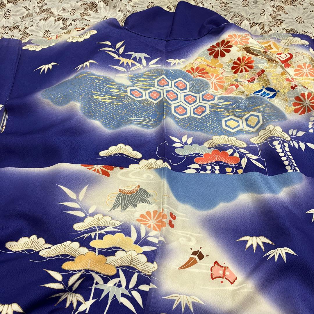 難有！超一流ちそう千總お振袖 落款入り松坂屋扱い 古典柄