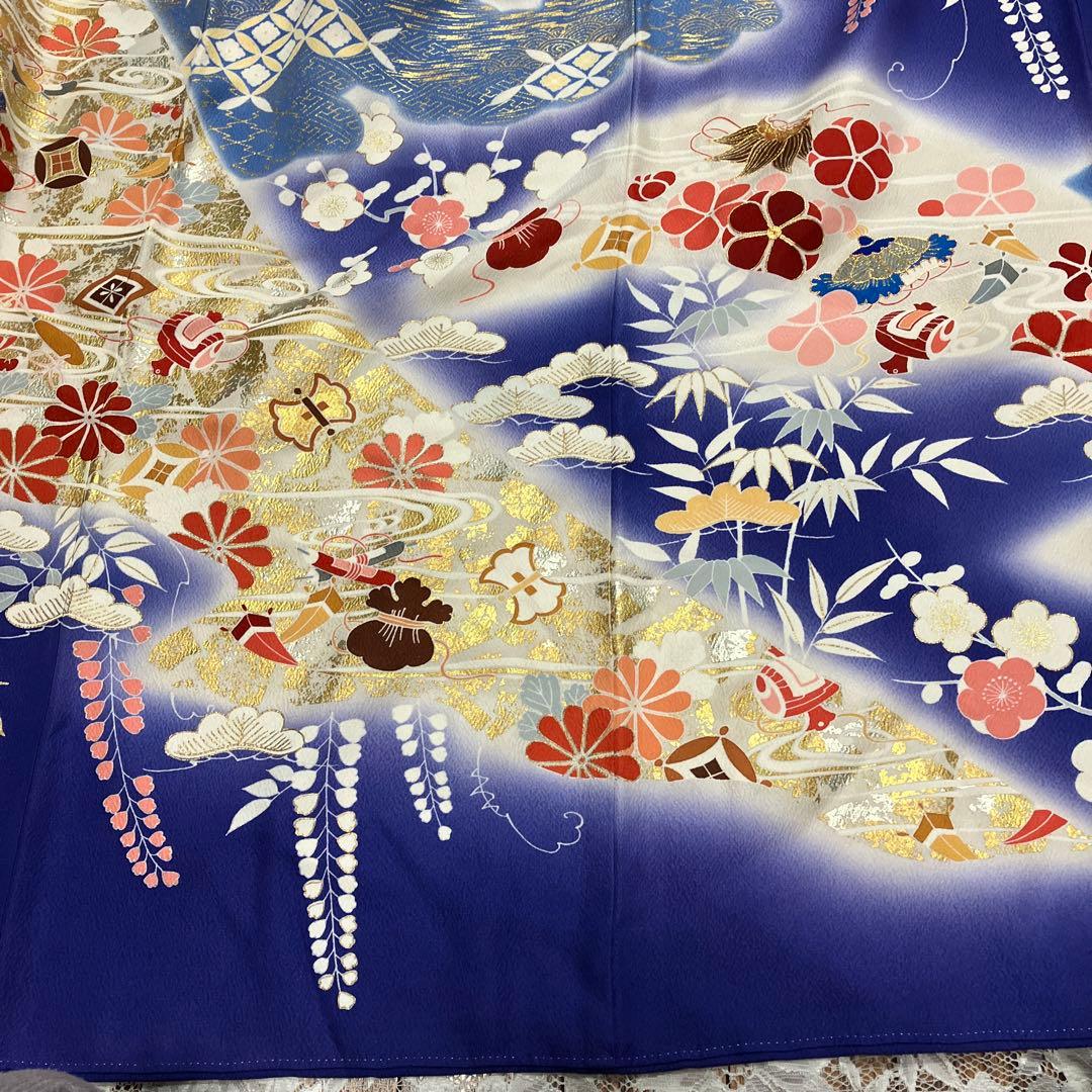 難有！超一流ちそう千總お振袖 落款入り松坂屋扱い 古典柄