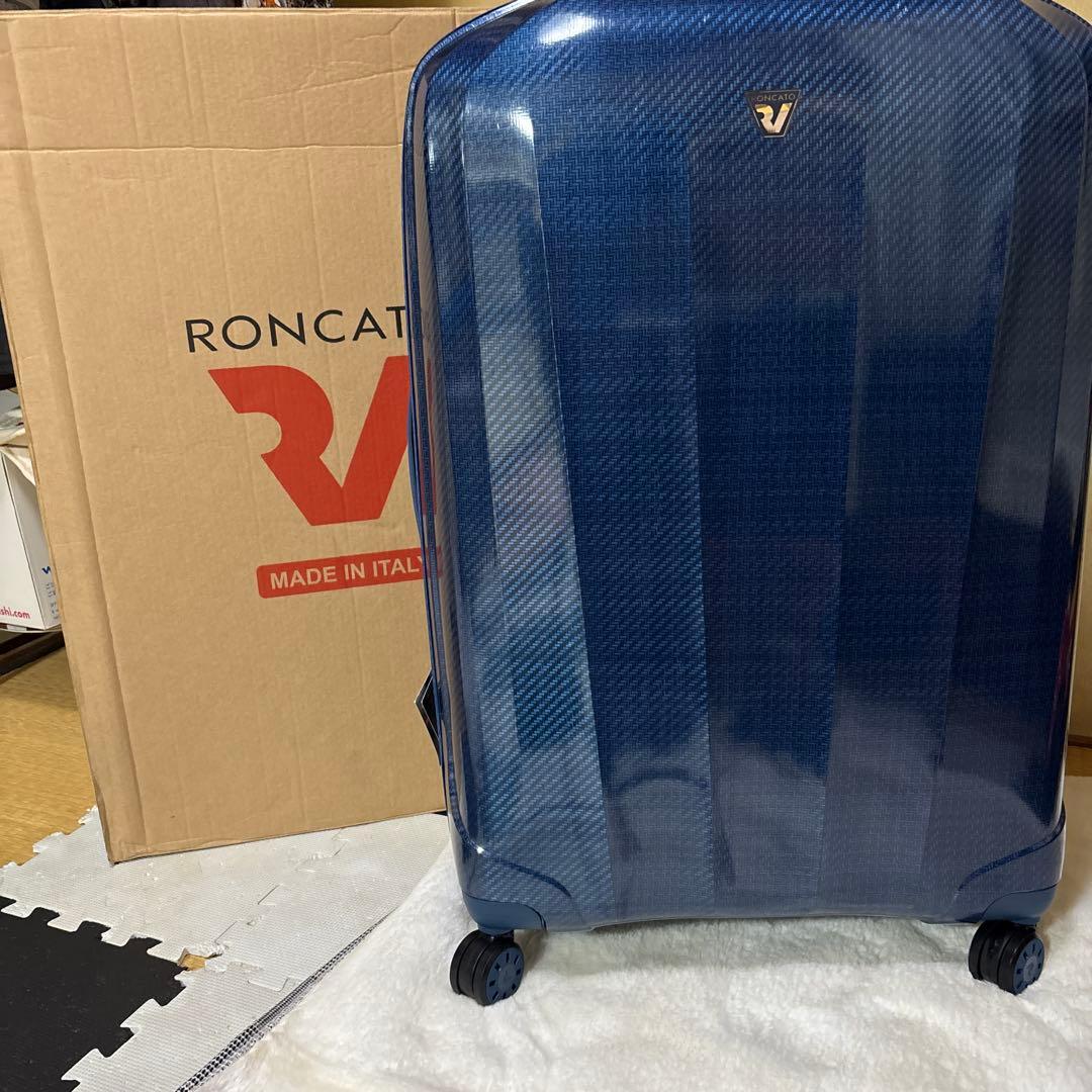 ［新品］RONCATO ネイビー キャリーケース　92Ｌ