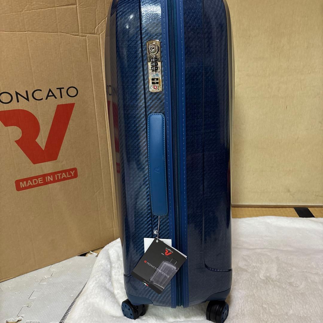 ［新品］RONCATO ネイビー キャリーケース　92Ｌ