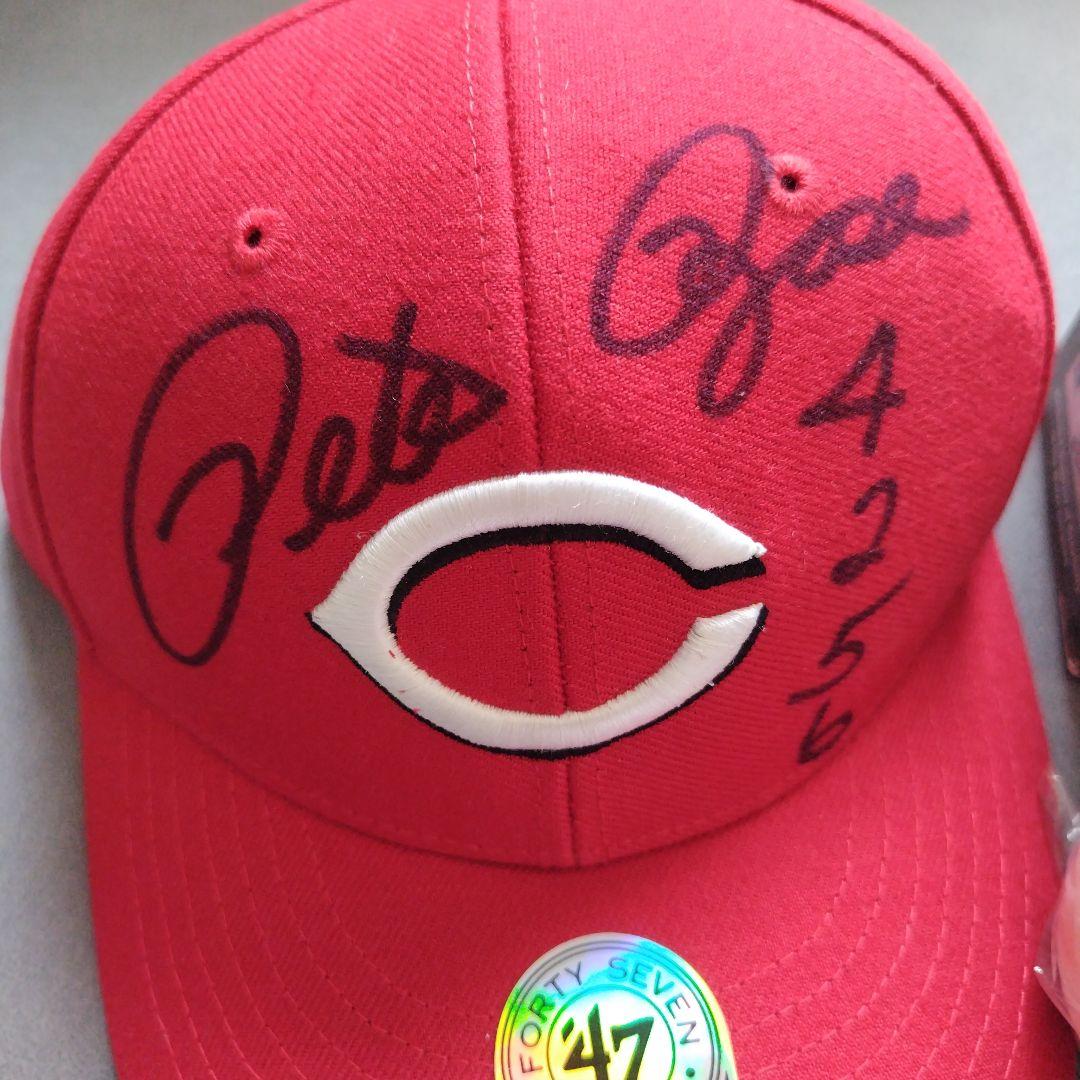 ✿ Pete Rose サイン入りキャップ＆ボールセット 新品/未使用 超レア品