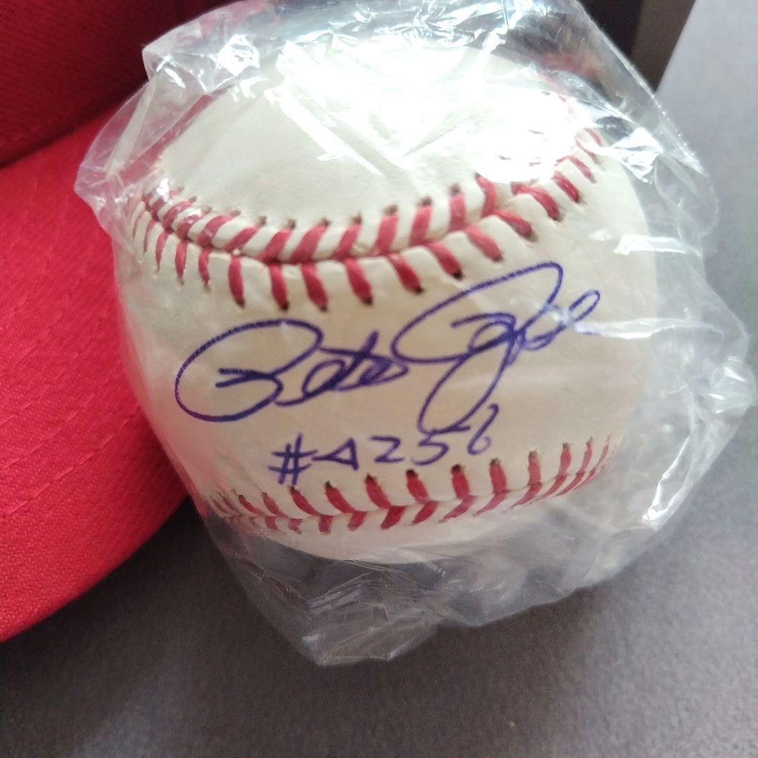 ✿ Pete Rose サイン入りキャップ＆ボールセット 新品/未使用 超レア品