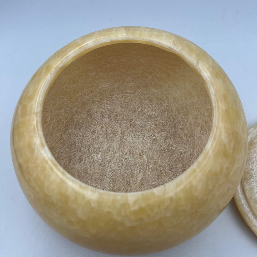 【希少】【美品】大理石 囲碁 碁石 囲碁 囲碁道具 2個セット