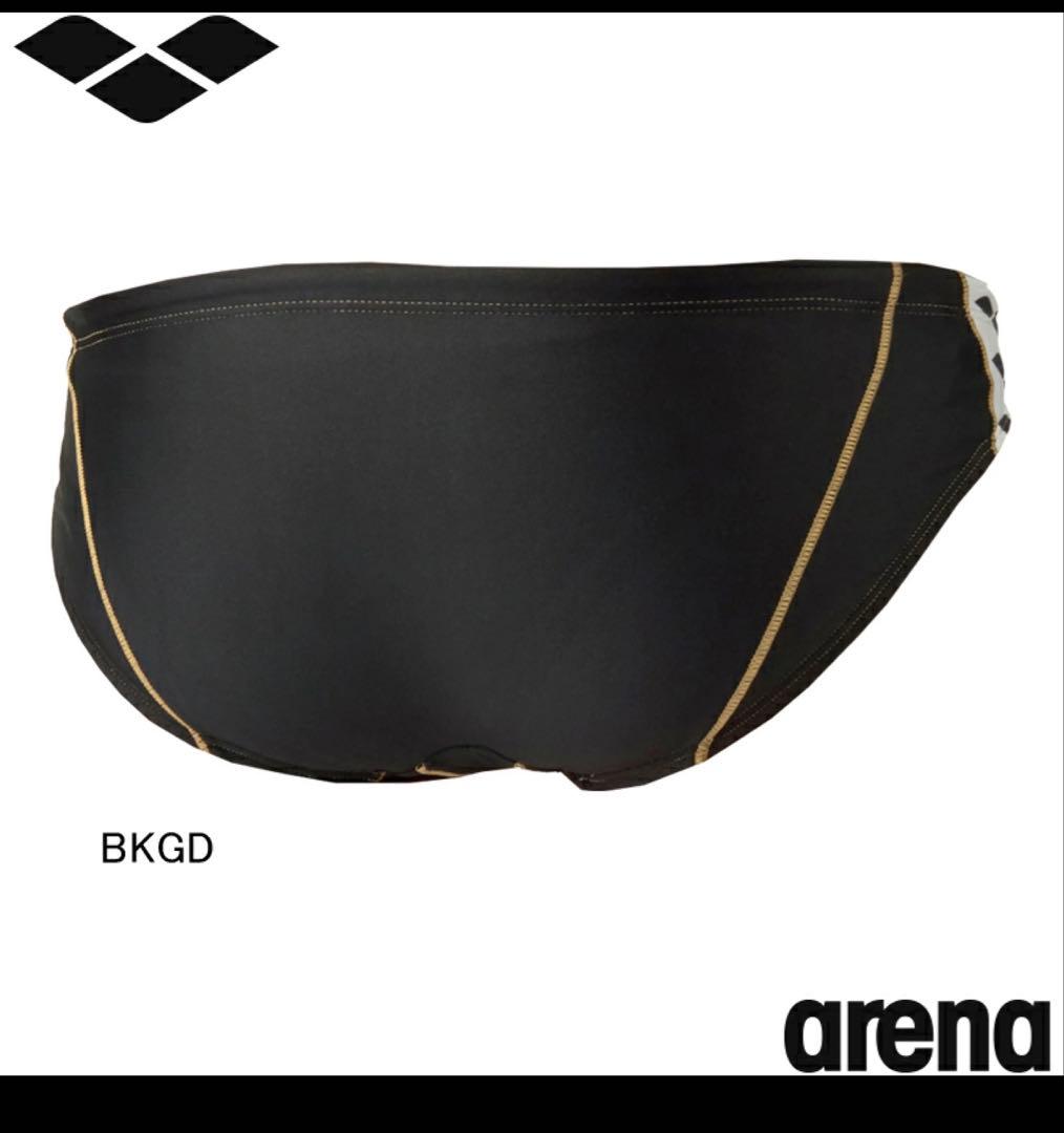 AS6SWM45M arena 競泳水着 黒金 Lサイズ