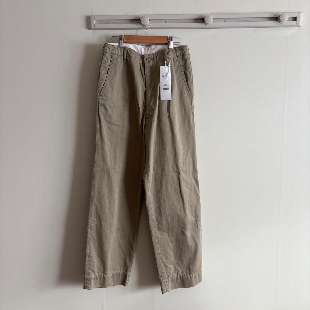 comoli khaki chino チノパン コモリ　スラックス