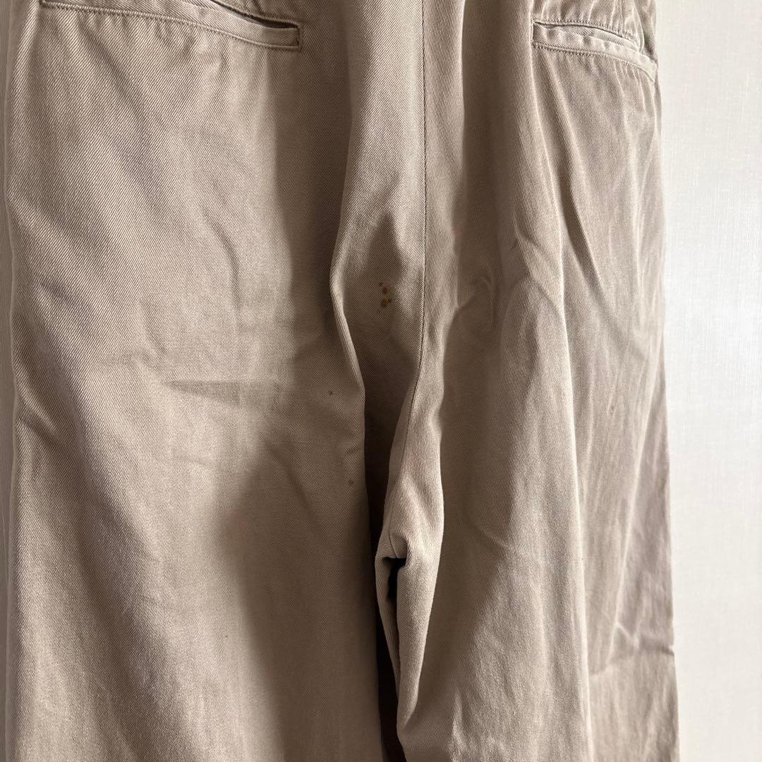 comoli khaki chino チノパン コモリ　スラックス