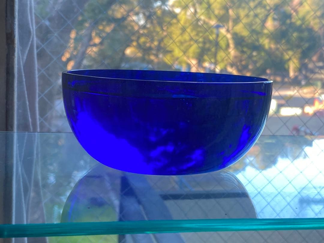 江戸玻璃　瑠璃椀
