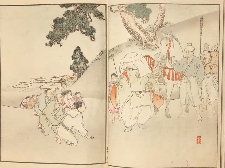 多色刷り木版画本日本歴史画報第三号編輯者松本楓湖明治25年大倉書店出版