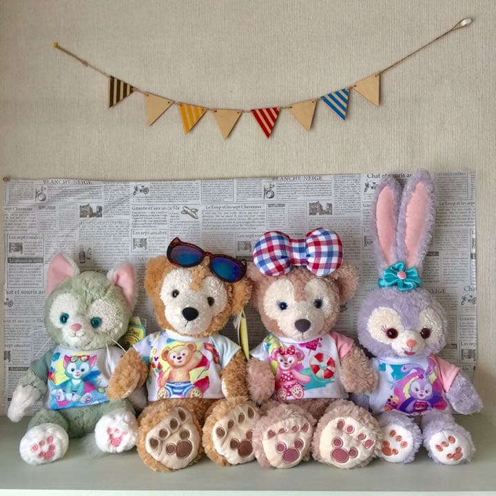 ダッフィー&フレンズ柄♪Sサイズ♪サニーファン Tシャツ★リメイク