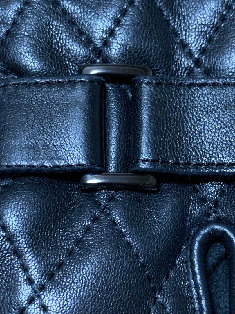 バーバリー BURBERRY ブラックレーベル レザー 手袋 羊革　黒