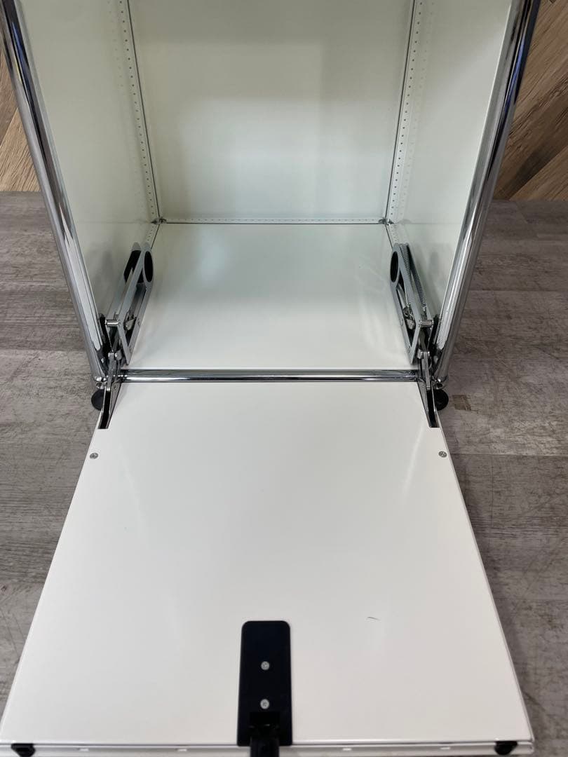 USM Haller　ハラー　1列2段　シェルフ　キャビネット ピュアホワイト