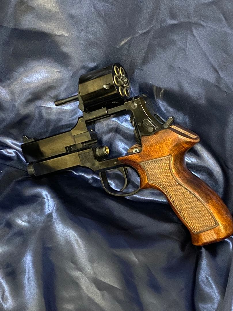 最終値下げ！　マルシン　マテバ　4インチWディープブラック　ウッドグリップ