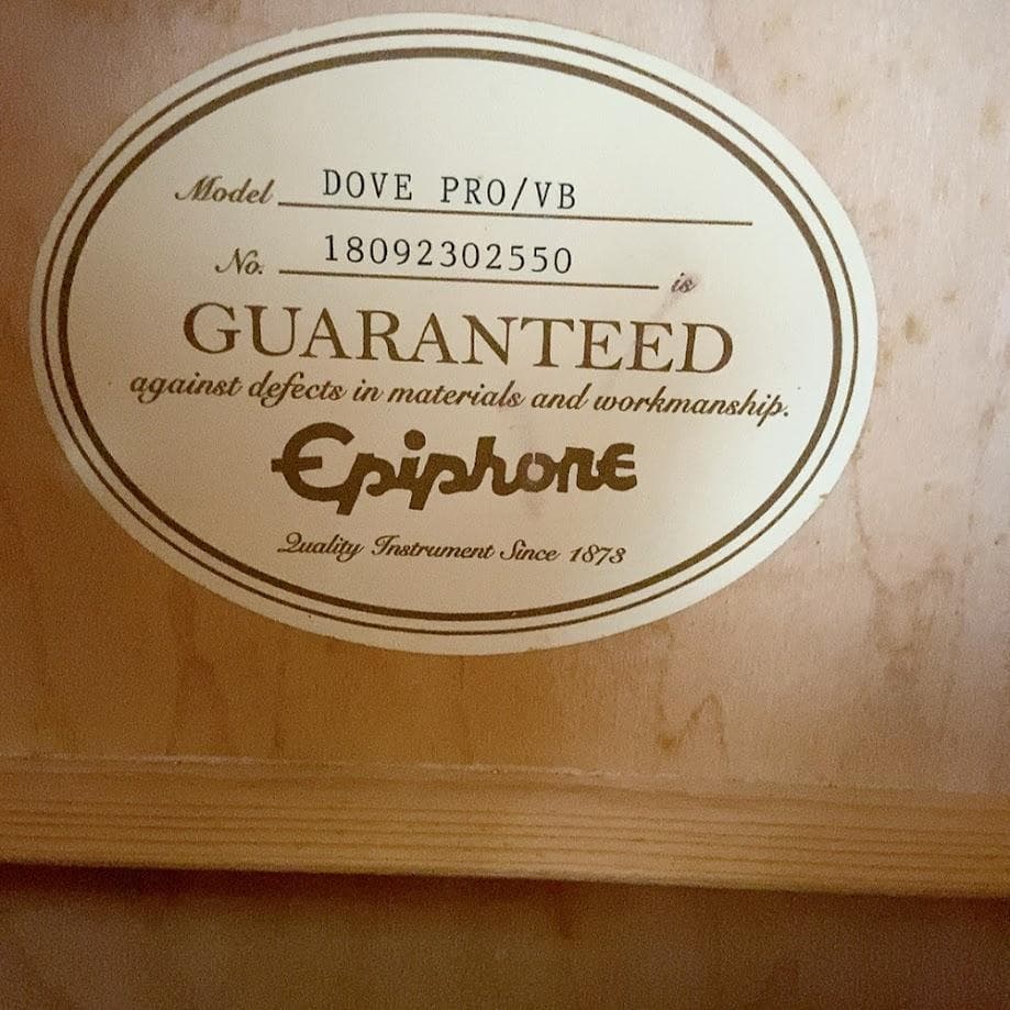エピフォン EPIPHONE DOVE PRO/VB エレアコ ギター