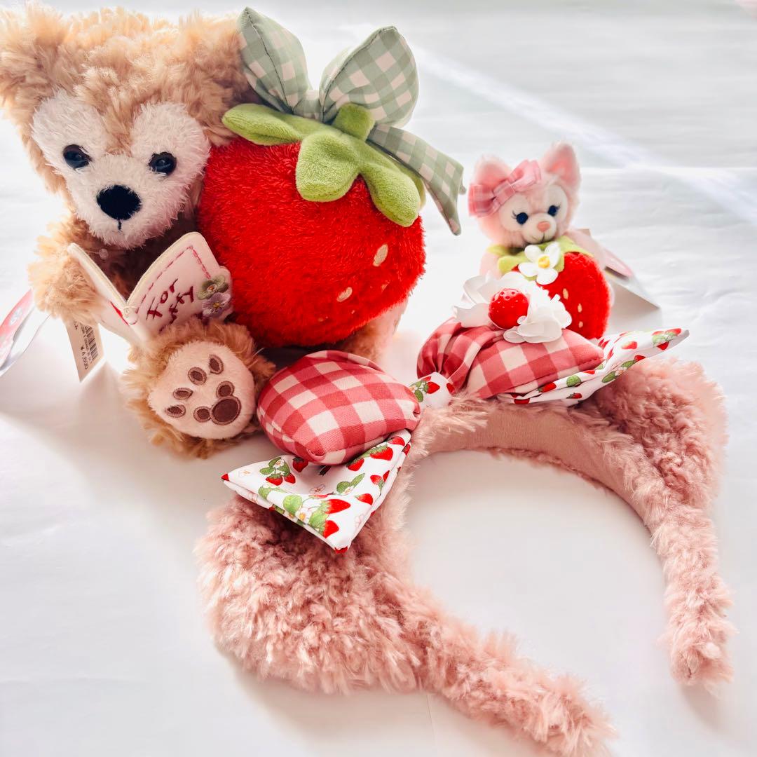 ダッフィー ハートフェルトストロベリーギフト セット リーナベル いちご