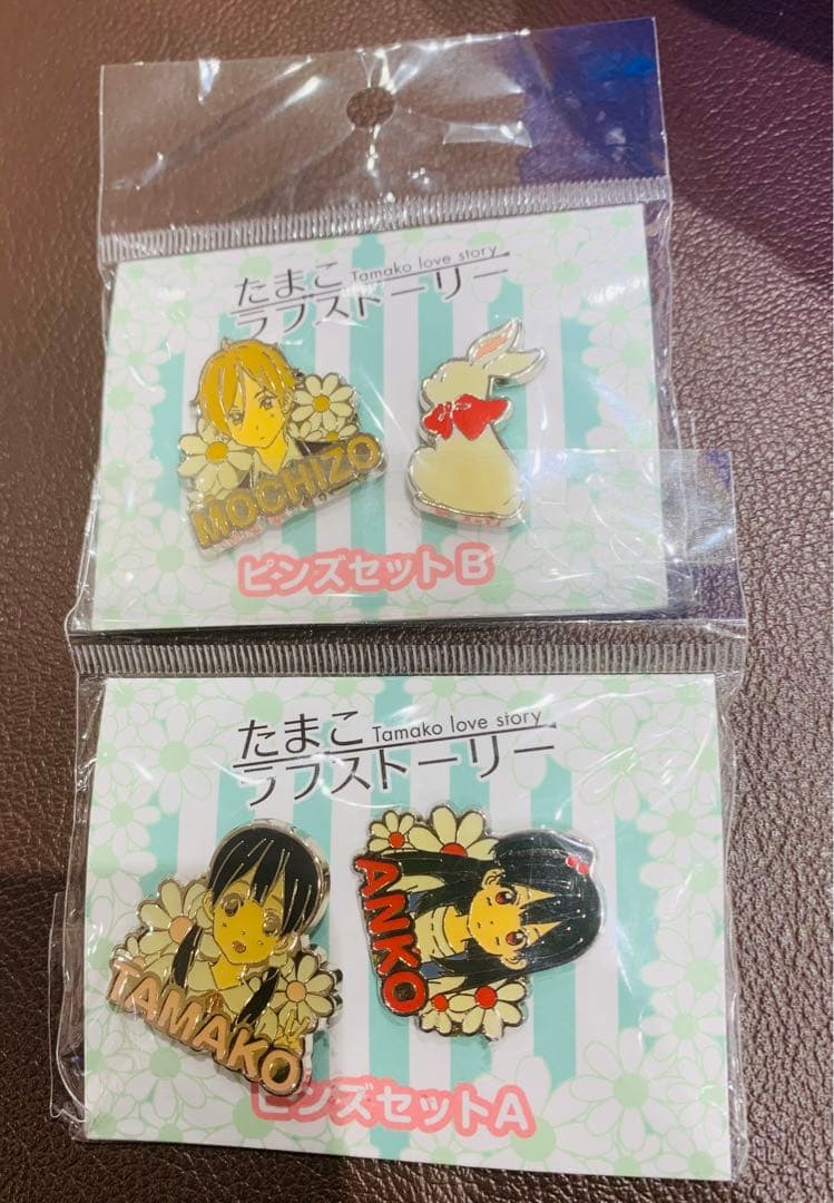 たまこまーけっと たまこラブストーリー ピンズ　北白川　あんこ　もち蔵　うさぎ