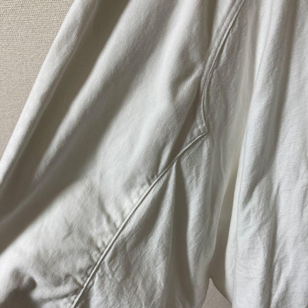 コムデギャルソンGANRYU ホワイトデニムサルエルS