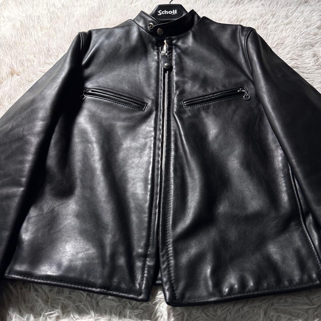 b*o様 極美品/希少モデル✨schott ライダースジャケット 141XJS