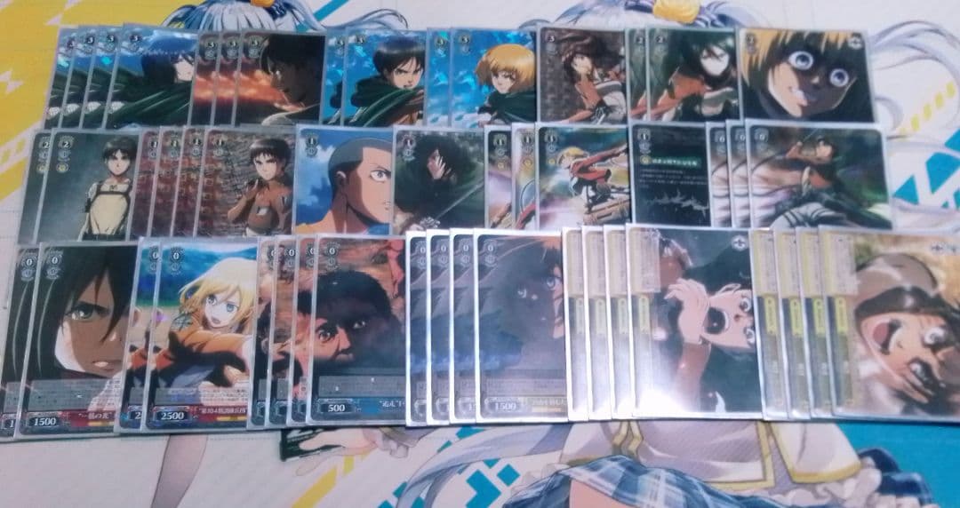 ヴァイスシュバルツ　進撃の巨人　デッキ　8風