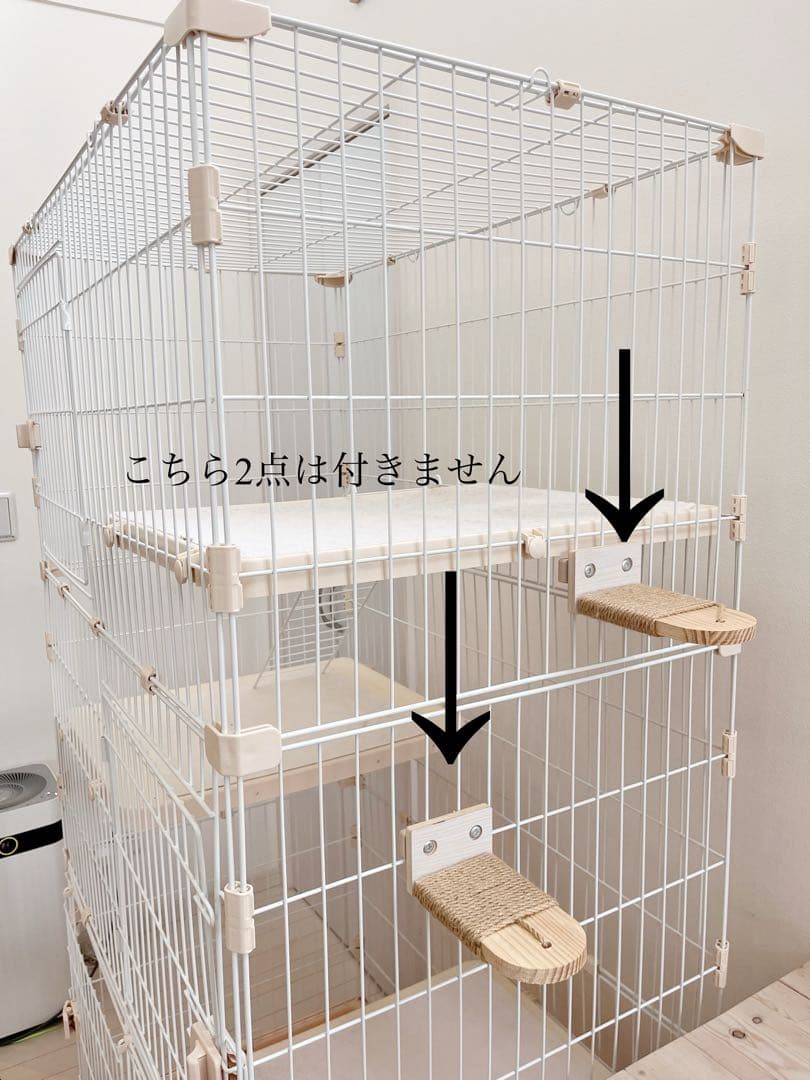 RAKU 猫 ケージ キャスター付