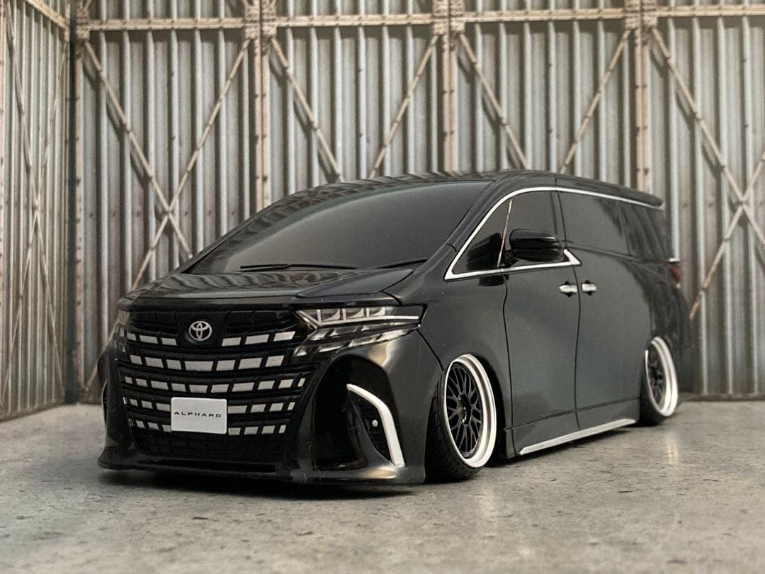 1/24新型アルファード・ブラック（カスタム品）