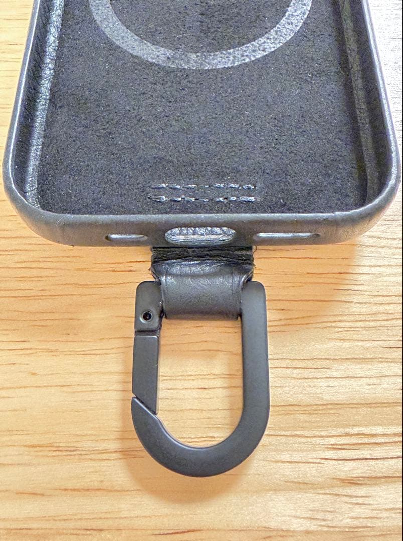 Objcts.io レザーストラップ + iPhoneケースセット ブラック