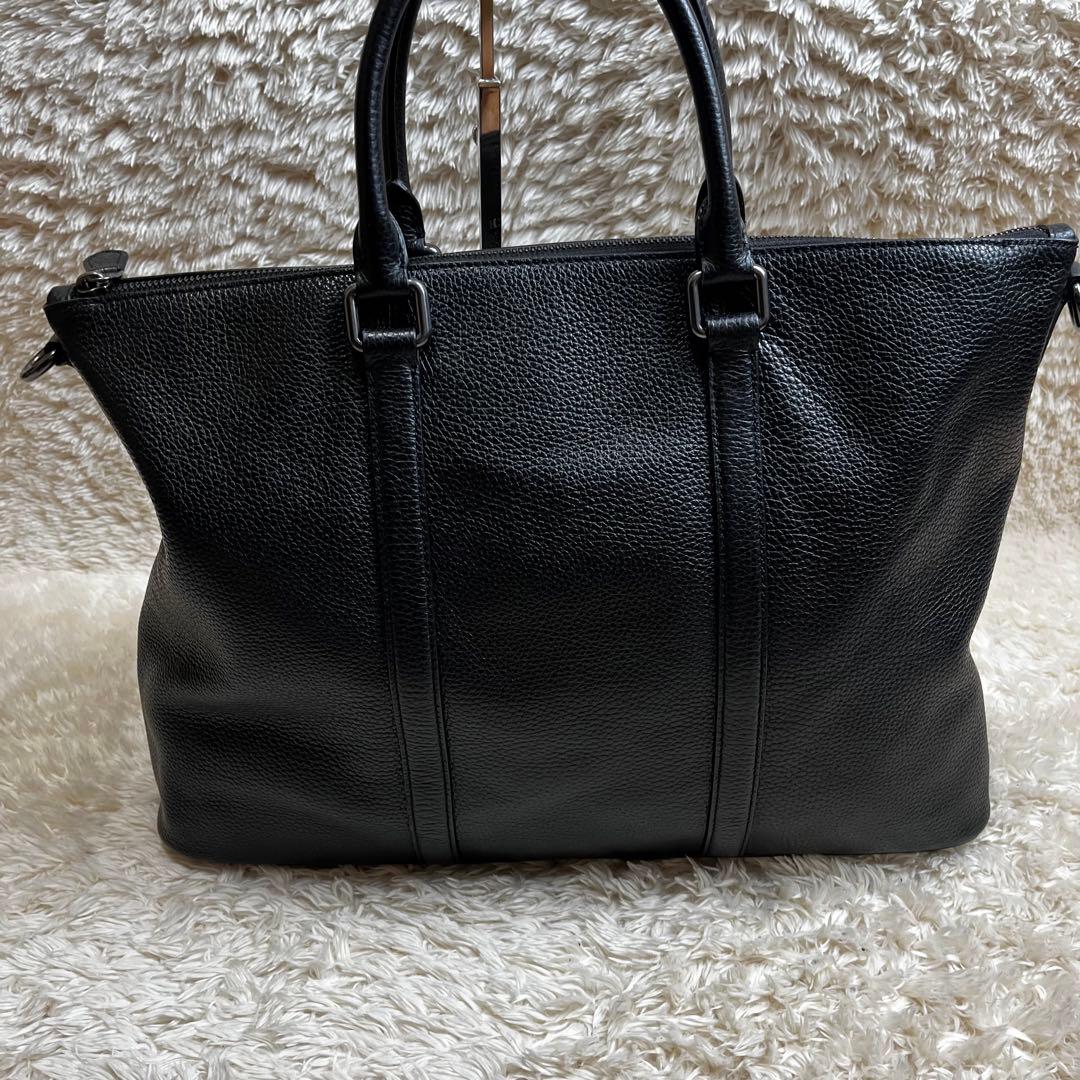 【美品】コーチ　COACH ビジネスバッグ　ショルダー　トート　レザー　2way