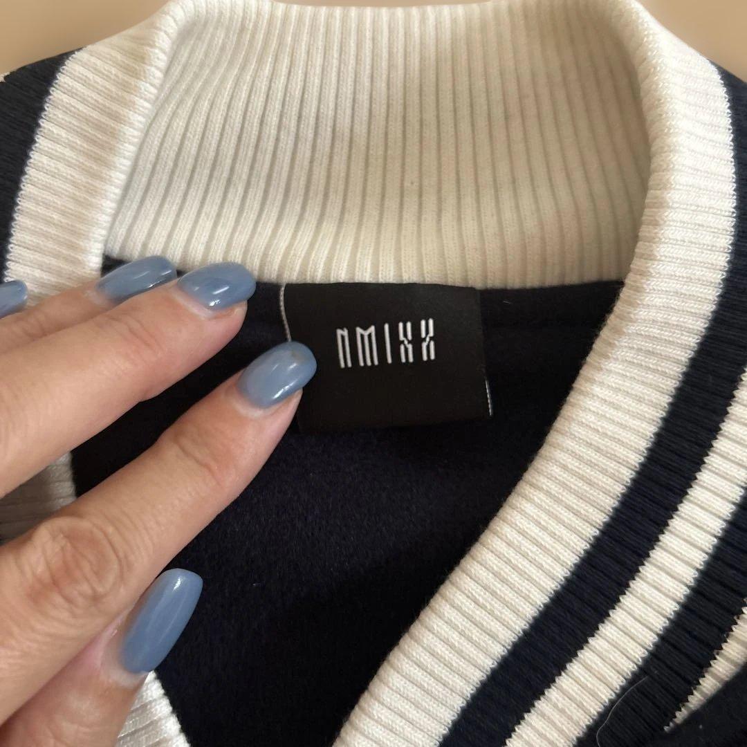 NMIXX スタジャン ネイビー