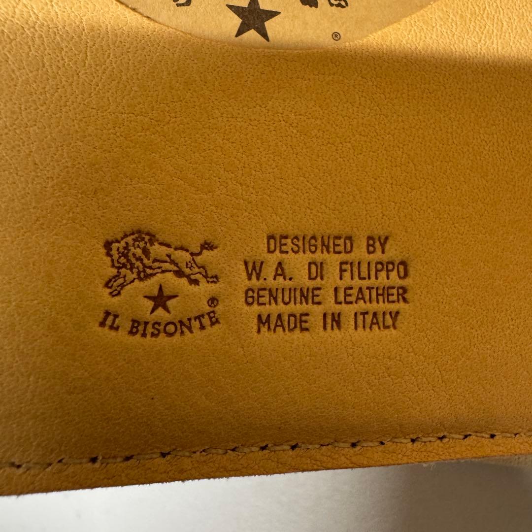 【新品訳あり】イルビゾンテ がま口 2つ折り 財布 natural