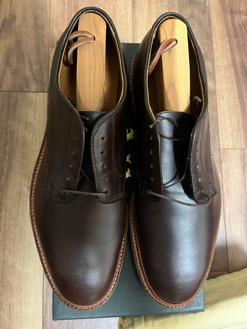 新品 レア オールデン J.CREW別注 US8D クロムエクセル プレーントゥ