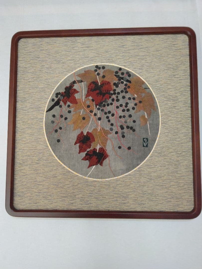 古布の物語絵(蔦)