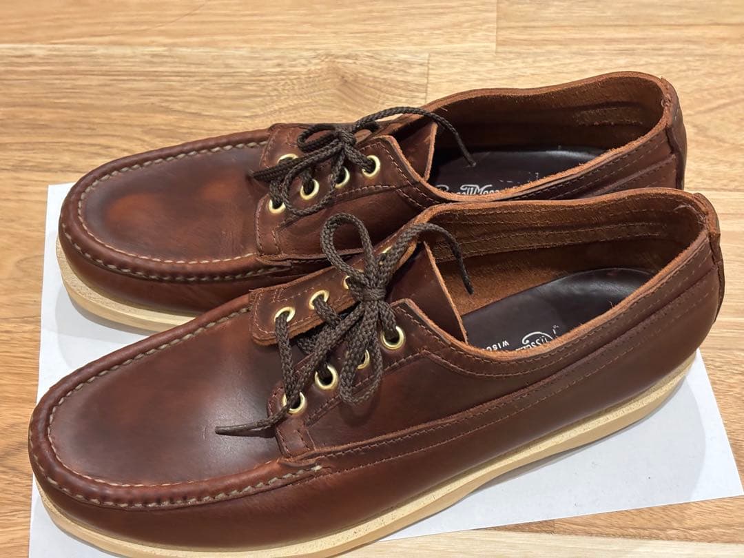 【美品】ラッセルモカシン　ヒューロンモカシン　ビブラムソール　8E