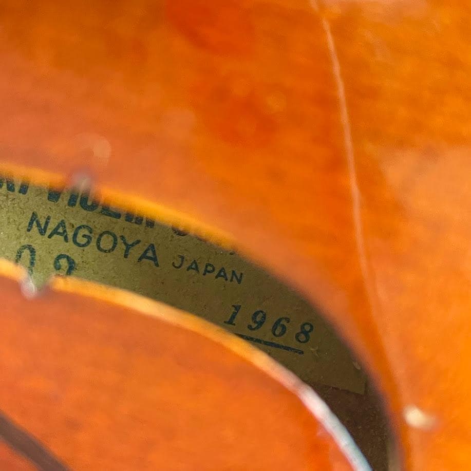 極美虎●鈴木バイオリン● No.103 1/8 1968年製 極美品 一枚板虎杢