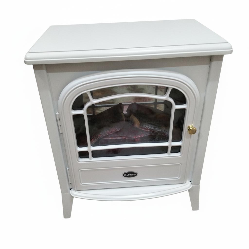 送料込 Dimplex ホワイト 電気暖炉【美品】CLB20WJ