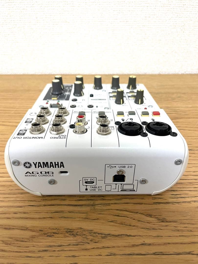 美品 YAMAHA ヤマハ AG06 ミキサー 別売ケース付き