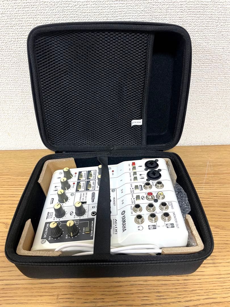 美品 YAMAHA ヤマハ AG06 ミキサー 別売ケース付き