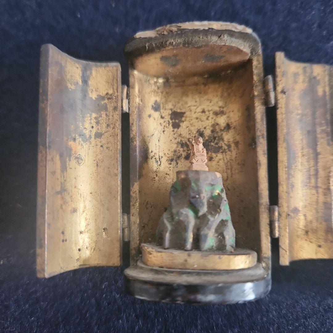 仏教美術‥逗子入り、仏像‥木彫仏、ガラスホヤ