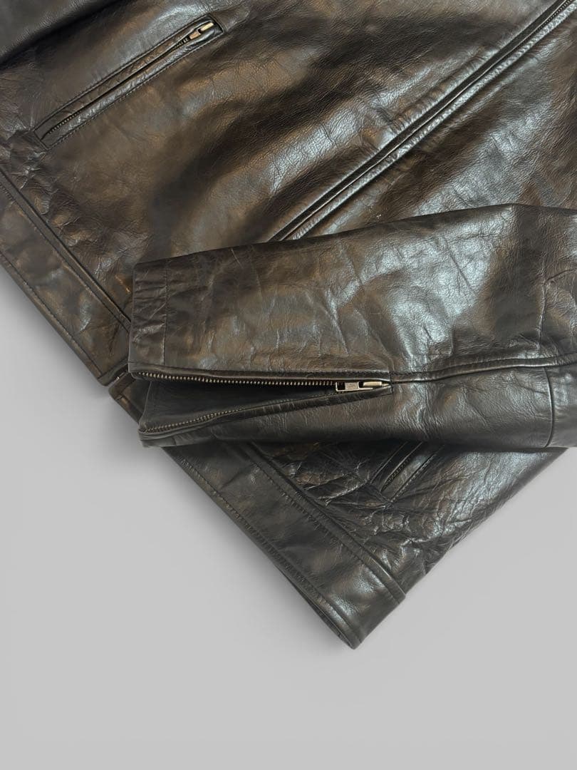 ジャケット・アウター old gap single riders cow leather jacket