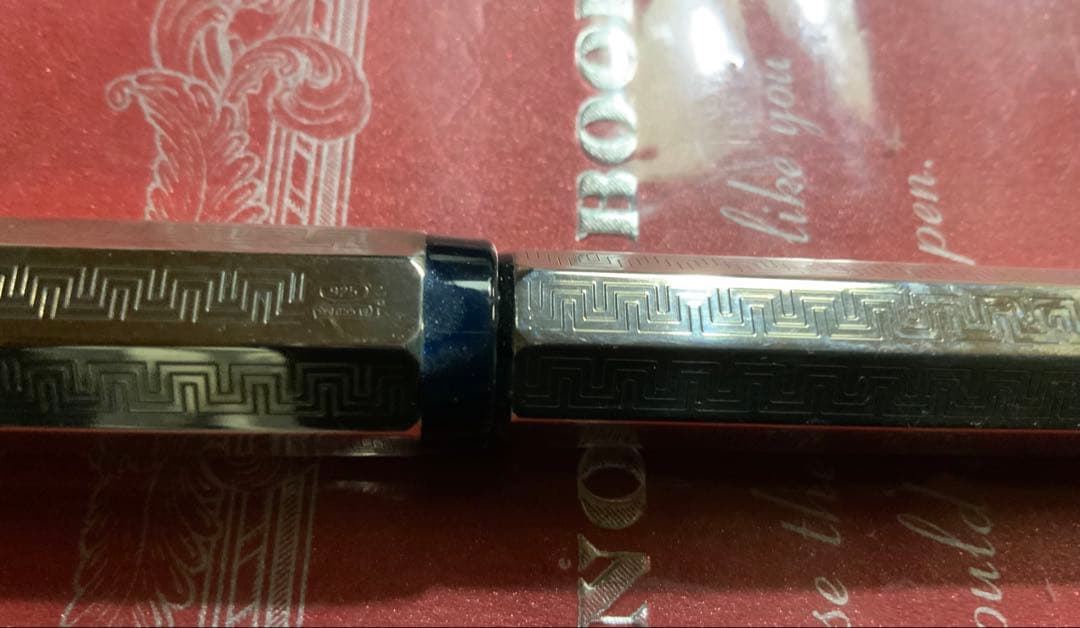 モンテグラッパ　限定万年筆　スターリングシルバー　ペン先 セーラー21K