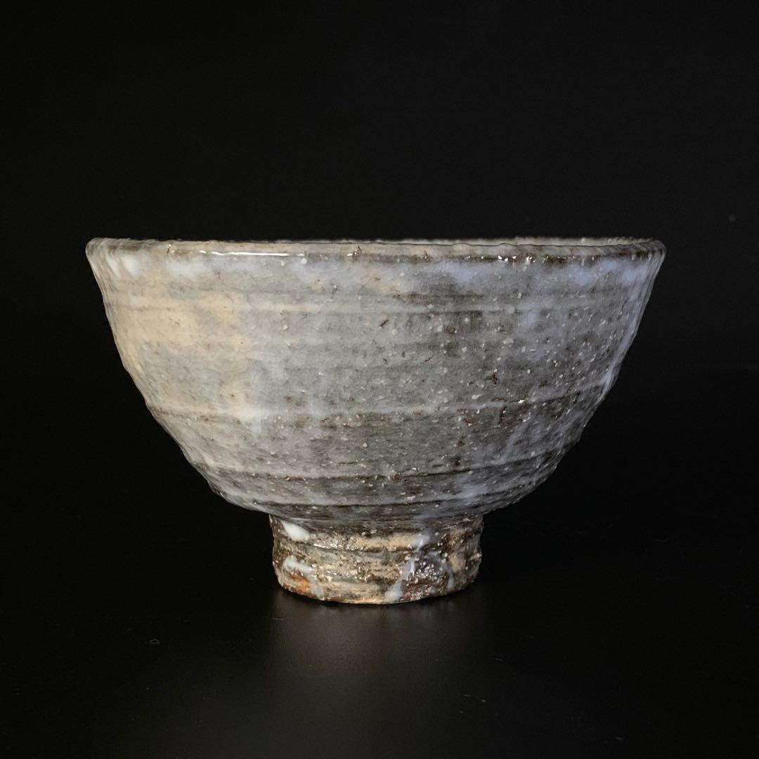 【波多野善蔵】萩焼 県無形文化財 指月窯 萩茶碗 共箱